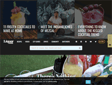 Tablet Screenshot of liquor.com